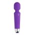 EasyToys mini wand masāžas vibrators uzlādējams violets