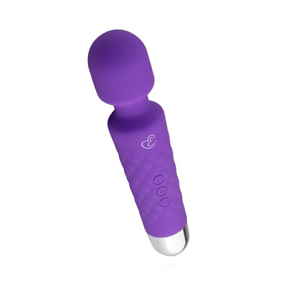 EasyToys mini wand masāžas vibrators uzlādējams violets