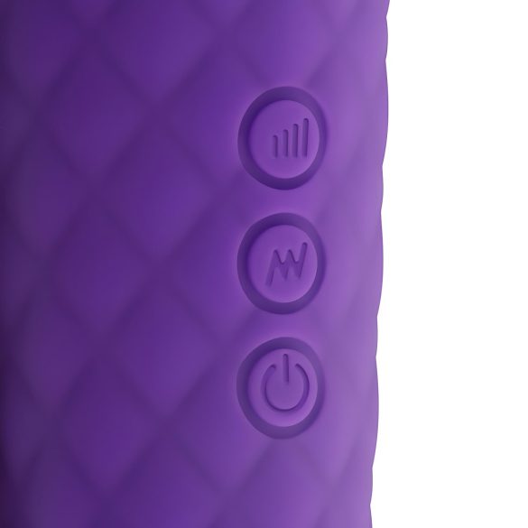 EasyToys mini wand masāžas vibrators uzlādējams violets