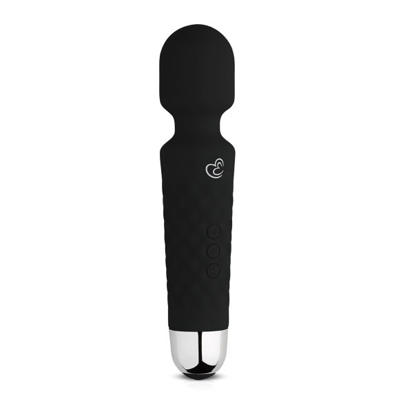 EasyToys Mini Wand - uzlādējams masāžas vibrators (melns)