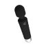 EasyToys Mini Wand - uzlādējams masāžas vibrators (melns)