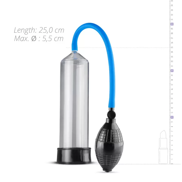 Easytoys - vīriešu vakuuma pumpis caurspīdīgs