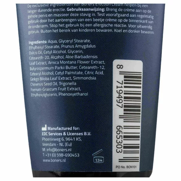 Boners erekcijas stimulējošs krēms vīriešiem 100ml