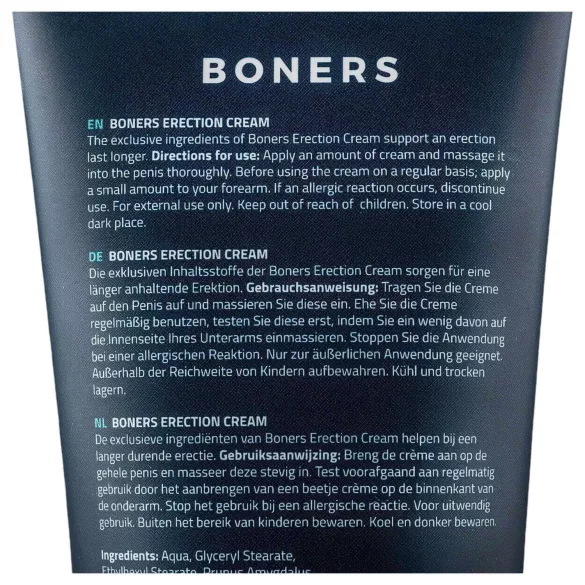 Boners erekcijas stimulējošs krēms vīriešiem 100ml