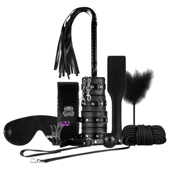 Secret Pleasure Chest - BDSM komplekts pieredzējušiem 14 daļas melns
