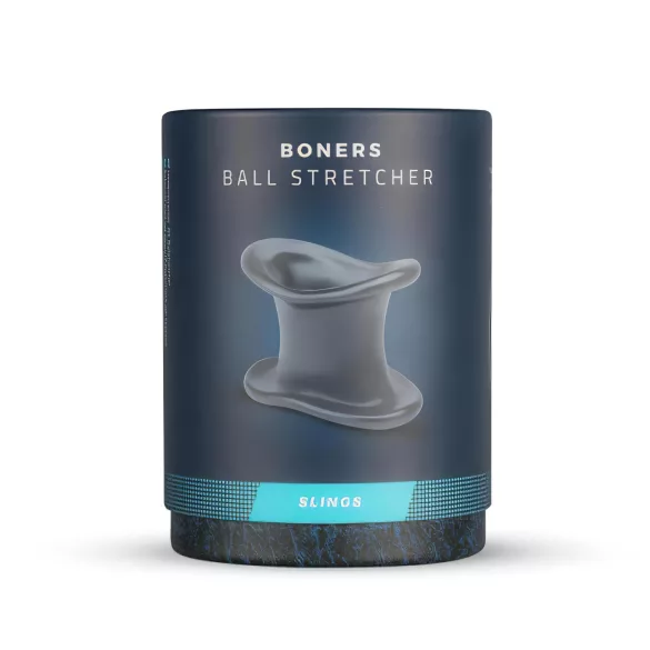 Boners - erekcijas gredzens un stiepējs 2-vienā pelēks