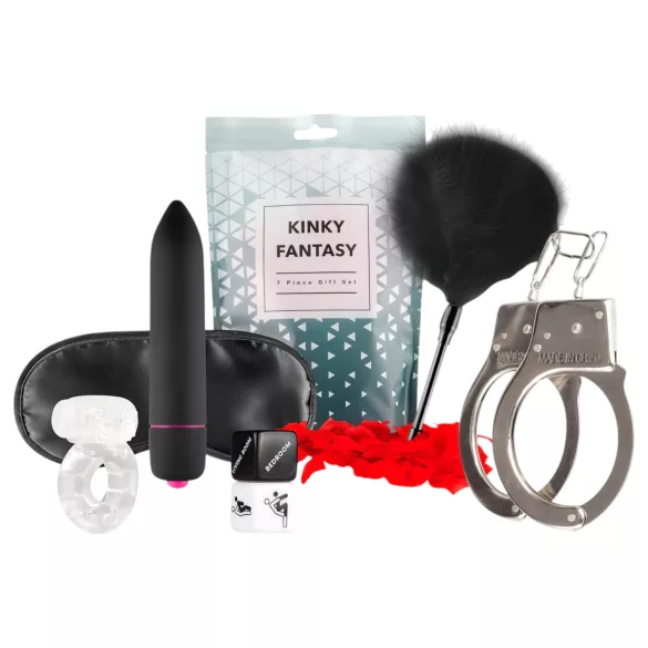 LoveBoxxx vibrējošais komplekts 7 daļās Kinky Fantasy