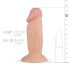 Real Fantasy Archi - reālistisks dildo - 11,5cm (dabisks)