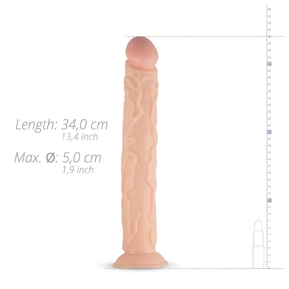 Real Fantasy Shawn - reālistisks liels dildo 35 cm naturāls