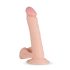 Real Fantasy Felix - dildo ar sēkliniekiem, reālistisks, 22 cm, miesas krāsas