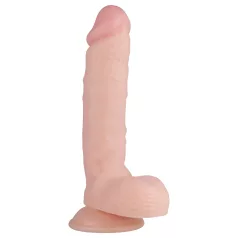   Real Fantasy Glynn - dildo ar sēkliniekiem realistisks 25cm naturāls