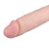 Real Fantasy Glynn - dildo ar sēkliniekiem realistisks 25cm naturāls