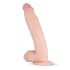 Real Fantasy Dwane - dzīvā sajūta dildo ar sēkliniekiem - 31 cm (dabīgs)