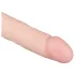 Real Fantasy Lewis - akumulatora vibrators reālistisks 22cm gaiša krāsa