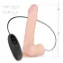 Real Fantasy Lewis - akumulatora vibrators reālistisks 22cm gaiša krāsa