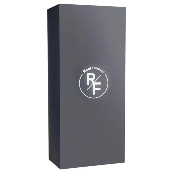 Real Fantasy Lewis - akumulatora vibrators reālistisks 22cm gaiša krāsa