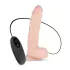 Real Fantasy Glynn - vibrators ar akumulatoru, reālistisks, 25 cm, bēšs