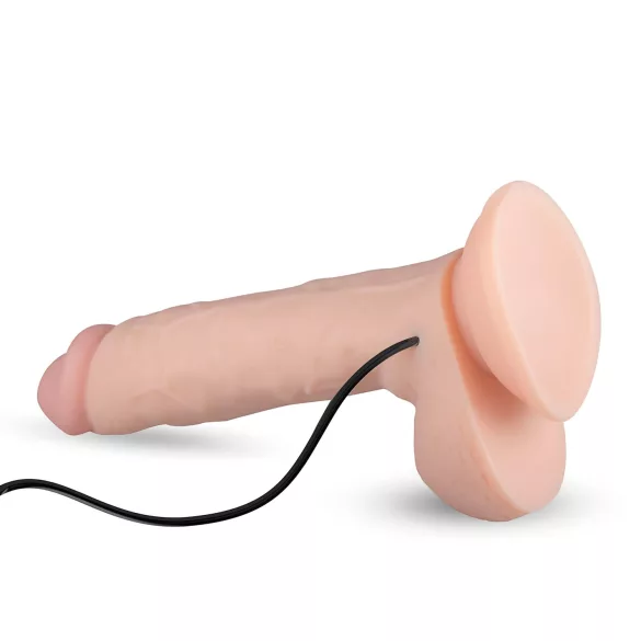 Real Fantasy Glynn - vibrators ar akumulatoru, reālistisks, 25 cm, bēšs