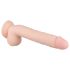 Real Fantasy Elvin - akumulatora realistiska vibrators - 28 cm (dabīgs)