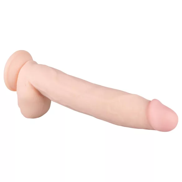 Real Fantasy Dwane - vibrators ar akumulatoru, reālistisks, 31 cm, bēšs
