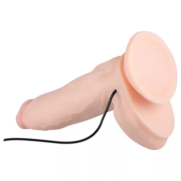 Real Fantasy Dwane - vibrators ar akumulatoru, reālistisks, 31 cm, bēšs