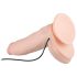 Real Fantasy Dwane - akumulators, dabīgs vibrators - 31 cm (dabīgs)