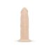 Real Fantasy Winston - piesūcekņa vibrators - 19 cm (dabisks)