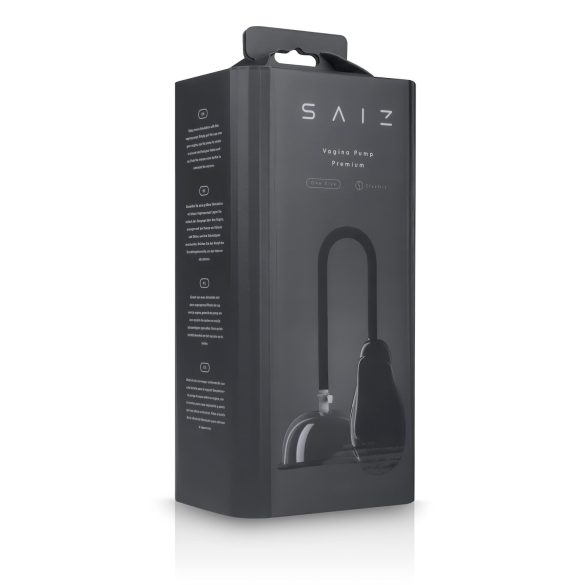Saiz Premium - Automātiskā krūts sūknēšanas ierīce (caurspīdīgi-melna)