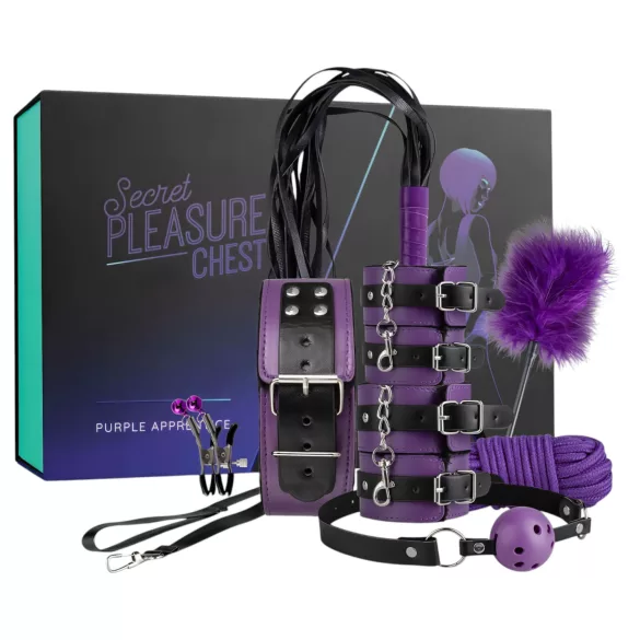 Secret Pleasure Chest - progresīvs BDSM komplekts (14 daļās)