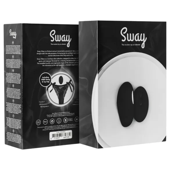 Sway Nr.3 - akumulatora, radiovibrējošas, melnas biksītes (S-L)
