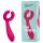 Easytoys Couple - uzlādējams, ūdensnecaurlaidīgs pāra vibrators (rozā)