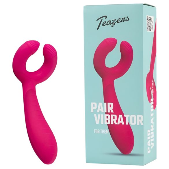 Easytoys Couple - pāru vibrators, uzlādējams, ūdensizturīgs, rozā