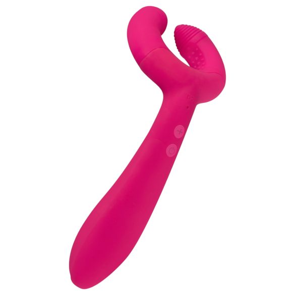 Easytoys Couple - pāru vibrators, uzlādējams, ūdensizturīgs, rozā