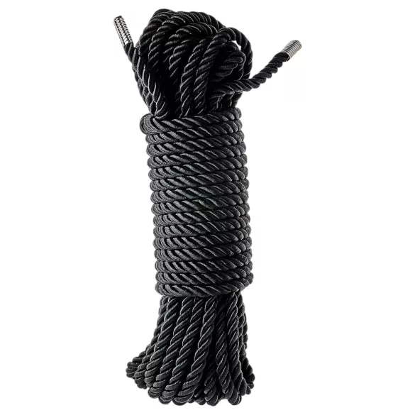 Blaze - šibari kinbaku bondage virve (10 m, melna)