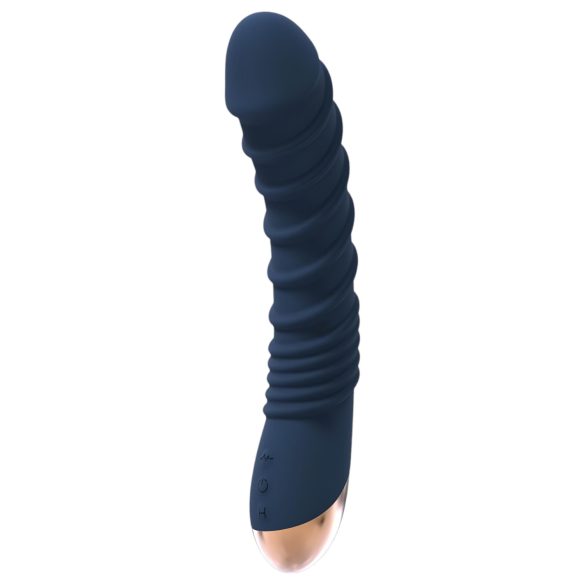 Gaiša dieviete - siltais G punkta vibrators (zils)