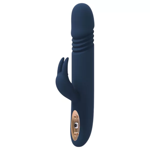 Goddess Zephyros - ūdensizturīgs vibrators ar klitora stimulatoru zils