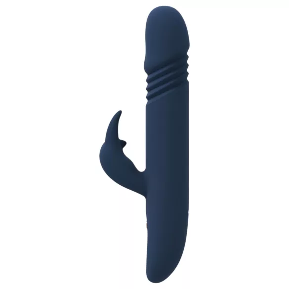 Goddess Zephyros - ūdensizturīgs vibrators ar klitora stimulatoru zils