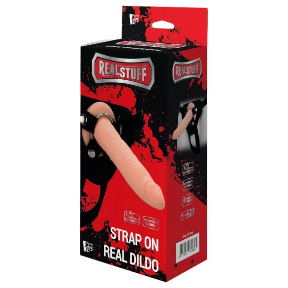 RealStuff strap-on strapējams dildo šaurs dabīgs