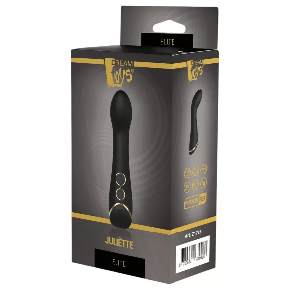 Elite Juliette - ūdensizturīgs G-punkta vibrators ar akumulatoru melns