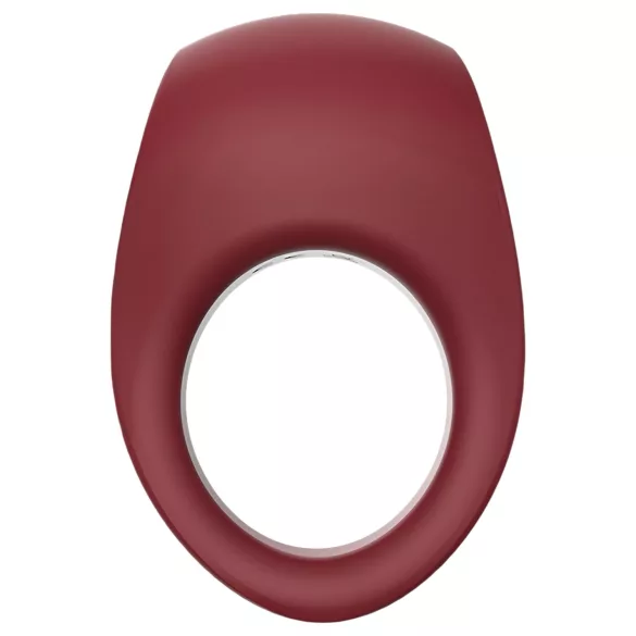 Dreamtoys Ivy - vibrējošs erekcijas gredzens bordos krāsā