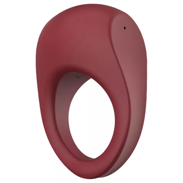 Dreamtoys Ivy - vibrējošs erekcijas gredzens bordos krāsā