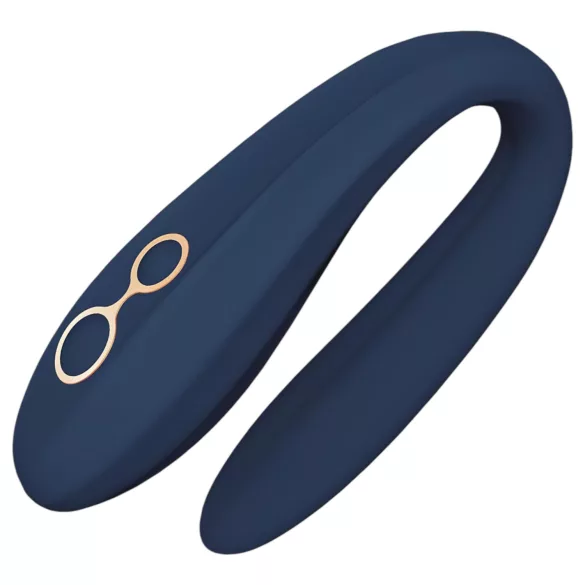 Goddess Ares - pāru vibrators, fleksibls, zils