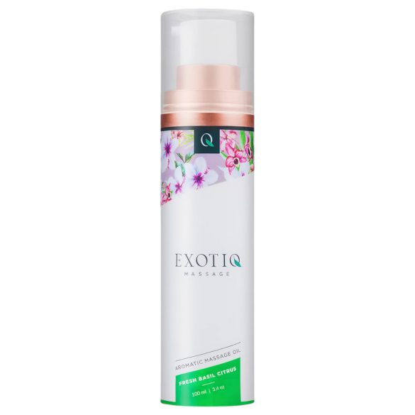 Exotiq - aromātiska masāžas eļļa - baziliks-citrons (100ml)