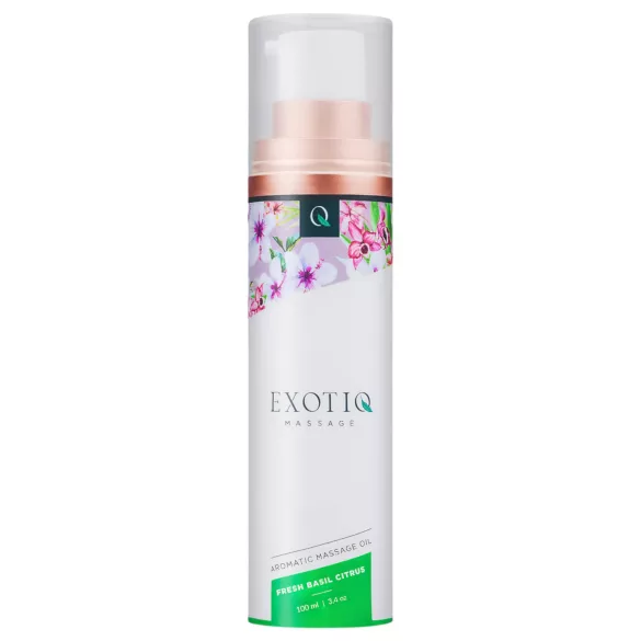 Exotiq - aromātiskā masāžas eļļa - bazilika-citrona (100ml)