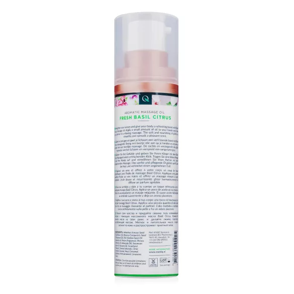 Exotiq - aromātiskā masāžas eļļa - bazilika-citrona (100ml)
