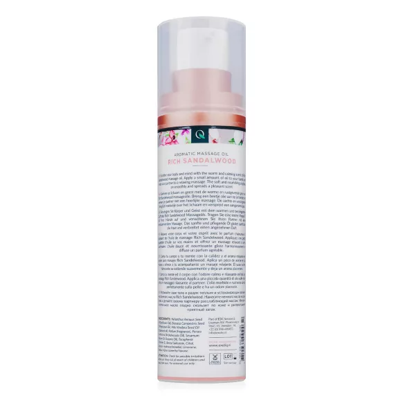 Exotiq - masāžas eļļa ar sandalkoku aromātu 100ml