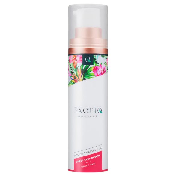 Exotiq - masāžas eļļa ar zemeņu aromātu 100ml