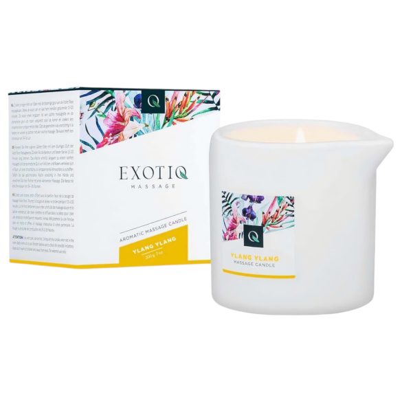 Exotiq - aromātiskā masāžas svece - ilang ilang (200g)