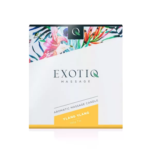 Exotiq - masāžas svece ar ylang ylang aromātu 200g