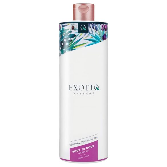 Exotiq ķermenis pret ķermeni - sildoša masāžas eļļa (500 ml)